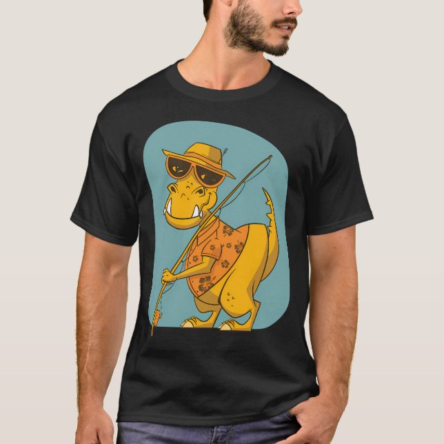 Camiseta Dito engraçado para pescadores (Frente)