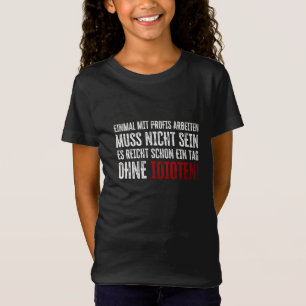 Camiseta Dito espirituoso sobre trabalho e colegas