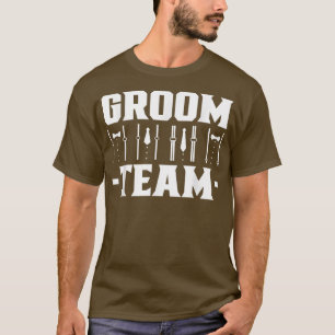 Camiseta Ditos da Equipe do Noivo Casamento Festa de Soltei