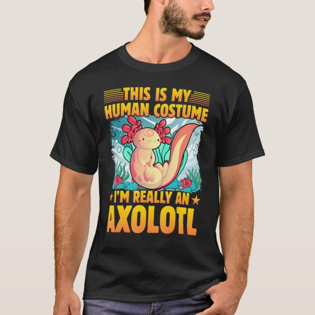 Camiseta Ditos de Anfíbio Axolote 1 (Frente)