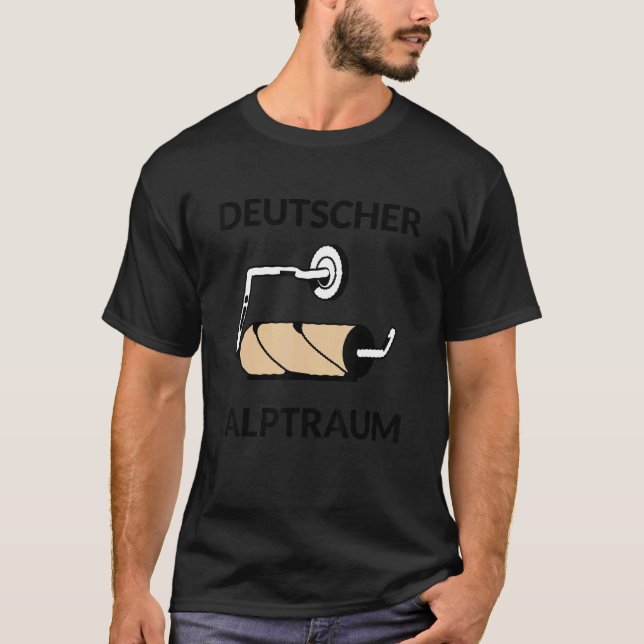 Camiseta Ditos de Compra de Hamster de Papel Higiênico (Frente)