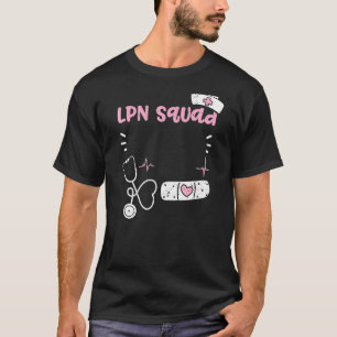 Camiseta Ditos De Enfermeira Esquadrão Lpn