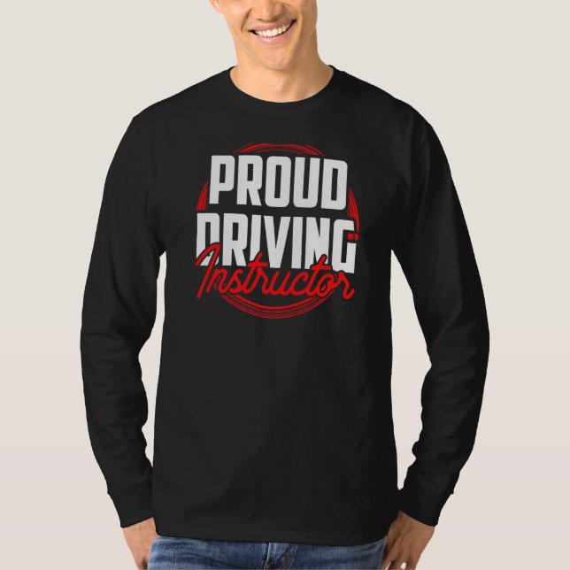Camiseta Ditos de instrutor educador orgulhosos (Frente)