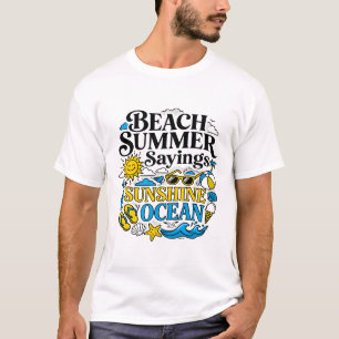 Camiseta Ditos de Verão, Sol e Praia