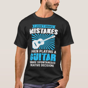 Camiseta Ditos de Violão Homens Mulheres Guitarrista Músico