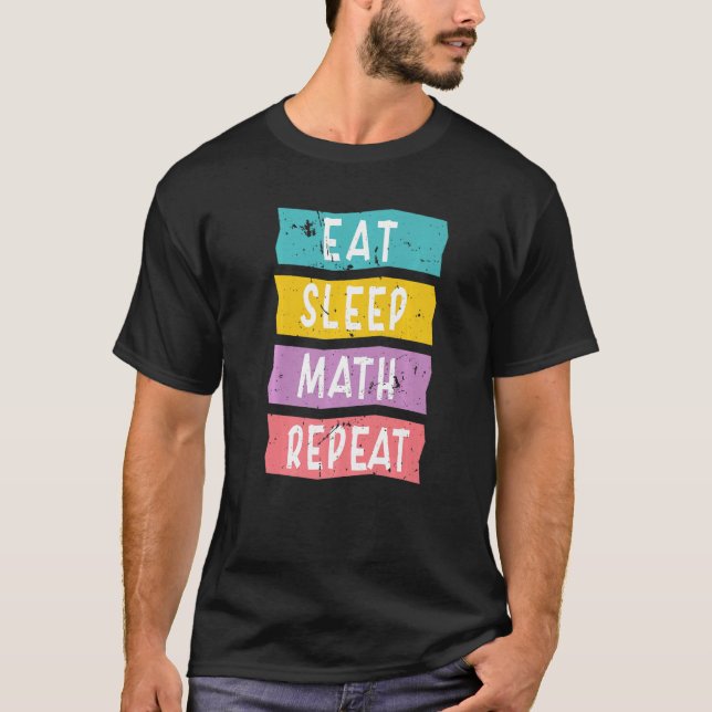 Camiseta Ditos Engraçados Para Professor De Matemática Para (Frente)