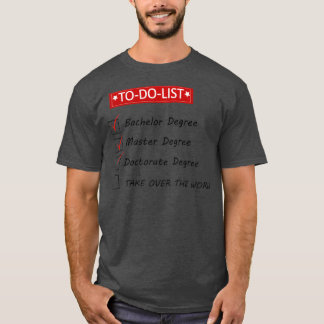 Camiseta Ditos Inspiracionais A Fazer Lista Grau de Solteir