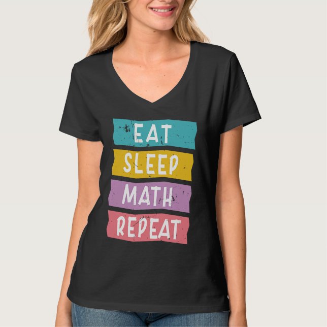 Camiseta Ditos para professor de matemática para homens mul (Frente)