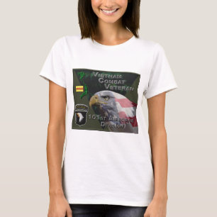Camiseta Div. Vietnam Combat Veterano 1010 rua