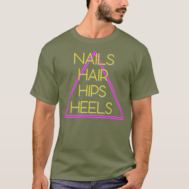 Camiseta Diva de Cabelos do Unhas Hips (Frente)