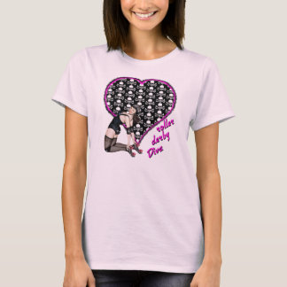 Camiseta diva de derby do rolo