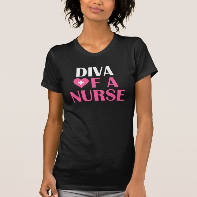 CAMISETA "DIVA DE ENFERMEIRO" (Frente)