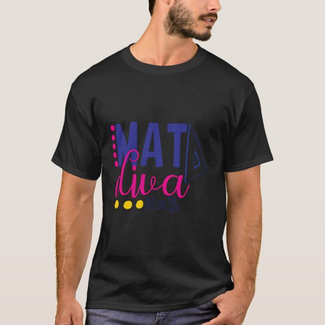 Camiseta Diva de Matemática 3X5 (Frente)