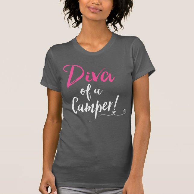 Camiseta "Diva de um Camper!" (Frente)
