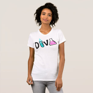 Camiseta "DIVA de um Cientista"