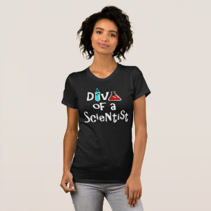 Camiseta "DIVA de um Cientista"