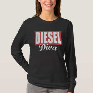 Camiseta Diva Diesel Senhoras Caminhão Diesel Galinha Diese