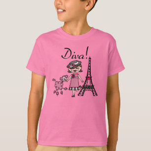 Camiseta Diva do cabelo de Brown