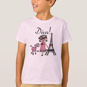 Camiseta Diva do cabelo preto