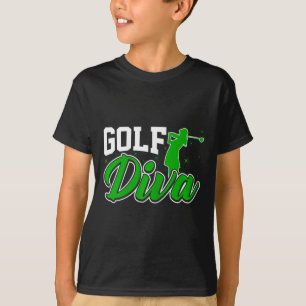 Camiseta Diva do Golfe Feminino - Golfe Divertido Amante do