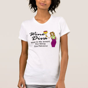 Camiseta Diva do vinho "fabulosa "