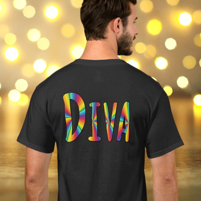 Camiseta DIVA Fabuloso Colorido (Criador carregado)