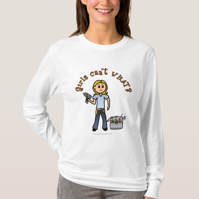 Camiseta Diva Loira Do-It-Yourself (Frente)