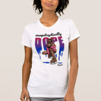 Diva Negra Branca com Flair Moderno Quic