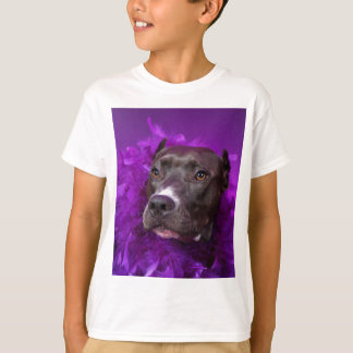 Camiseta Diva roxa do pitbull