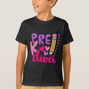 Camiseta Divas Pré-jardim de infância