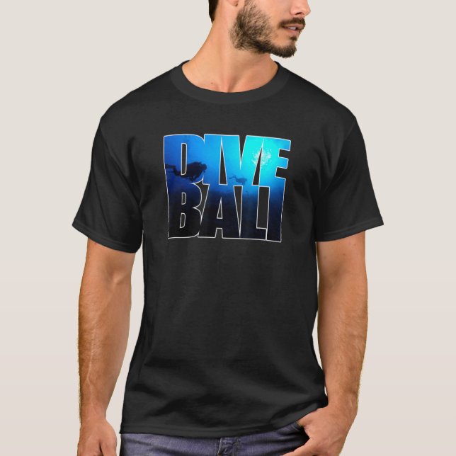 Camiseta Dive Bali Scuba diver ideias (Frente)