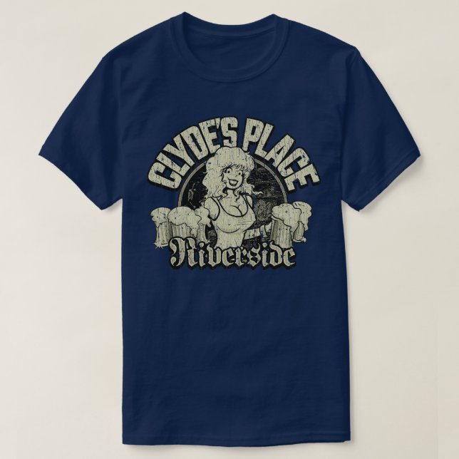 Camiseta Dive Bar Clydes Place 1973 (Frente do Design)