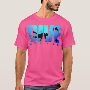 Camiseta Dive Belize Sharks Scuba Diver Reef Freediving Sno