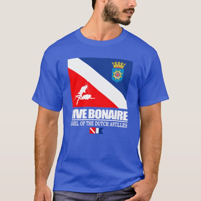 Camiseta Dive Bonaire Roupa (Frente)