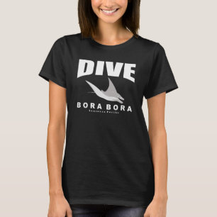 Camiseta Dive Bora Bora, Scuba mergulhando em Bora Bora com