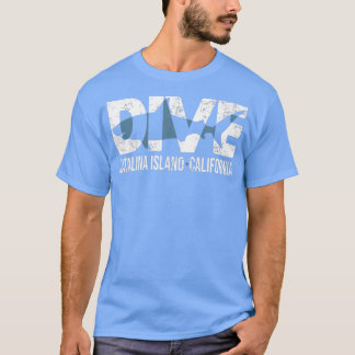 Camiseta DIVE Catalina Island California SCUBA Diving 