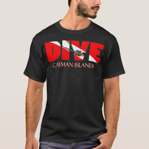 Camiseta DIVE Cayman Islands SCUBA Merging Snorkeling