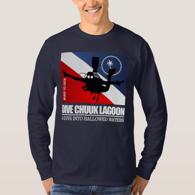 Camiseta Dive Chuuk Lagoa DF2 (Frente)