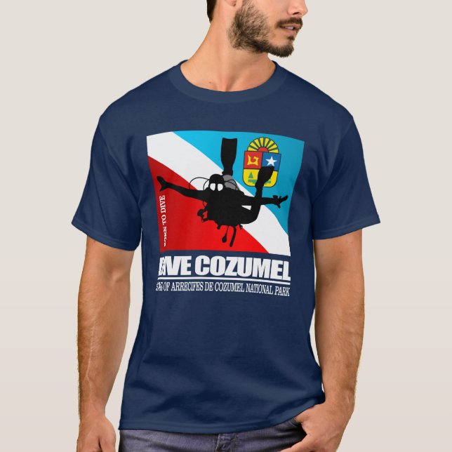Camiseta Dive Cozumel DF2 (Frente)