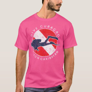 Camiseta Dive Curacao Scuba Dive Flag