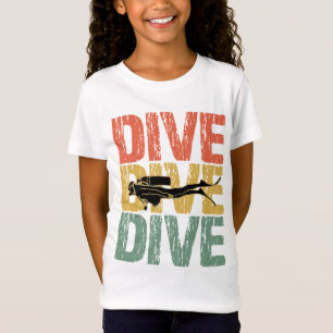Camiseta Dive-Dive - Mergulhador Submarino Scuba
