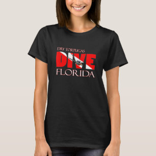 Camiseta Dive Dry Tortugas Florida Scuba Merging Snorkeling