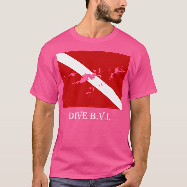 Camiseta Dive Ilhas Virgens Britânicas (Frente)