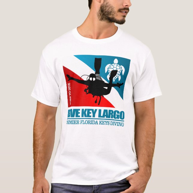 Camiseta Dive Key Largo DF2 (Frente)