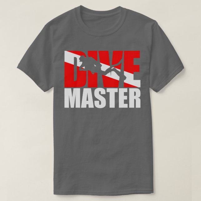 Camiseta Dive Master Scuba Diving Gift (Frente do Design)