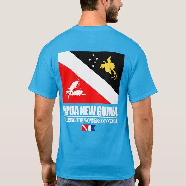 Camiseta Dive Papua-Nova Guiné (sq) (Verso)