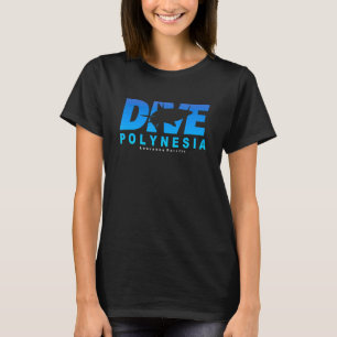 Camiseta Dive Polinésia Com Escoba De Tubarão Em Polinesi