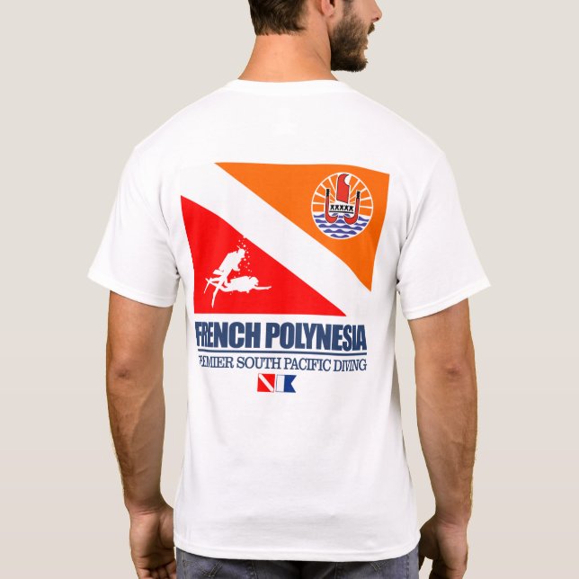 Camiseta Dive Polinésia Francesa (Sq) (Verso)
