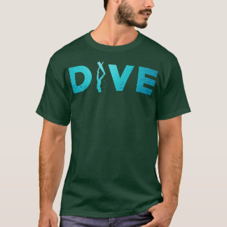 Camiseta Dive Quote Fãs Apnea Apnoe De Pesca Livre