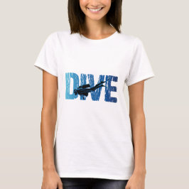 Camiseta Dive Scuba Diver Horizontal